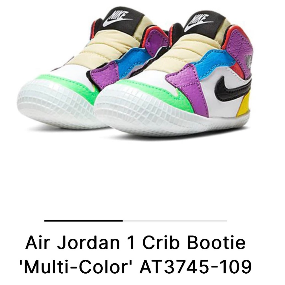 Baby Jordan 1 Crib Bootie ( 1c)